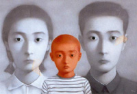 张晓刚风格作品