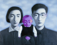 张晓刚风格作品