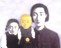 张晓刚风格作品